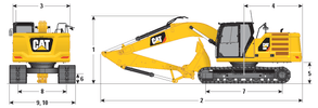 Track excavator 320 2D - image 2