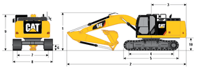 Track excavator 326 2D - image 3