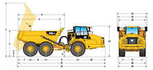 Articulated Dump Truck 740 GC - image 2