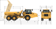 Articulated dump truck 725 - image 2