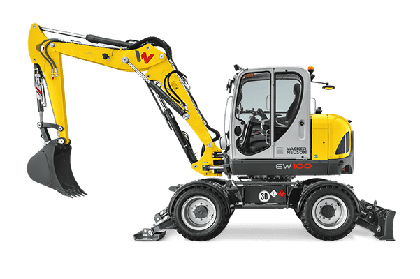 Wheeled excavator EW100 10 T - image 1