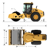 Single drum compactor CS12GC - image 2
