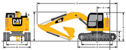 Track excavator 315 GC - image 3