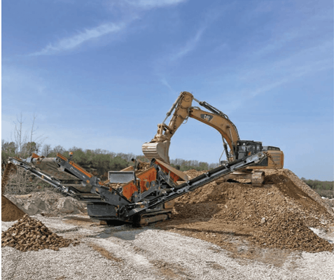Bergerat RENT Crushing and screening for hire 